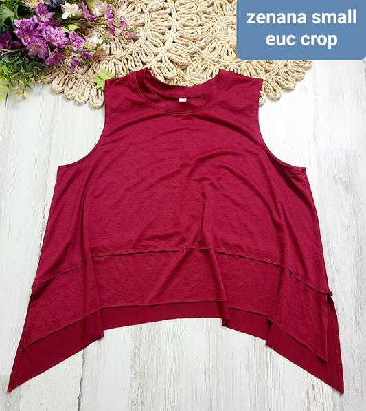zenana red asymmetrical