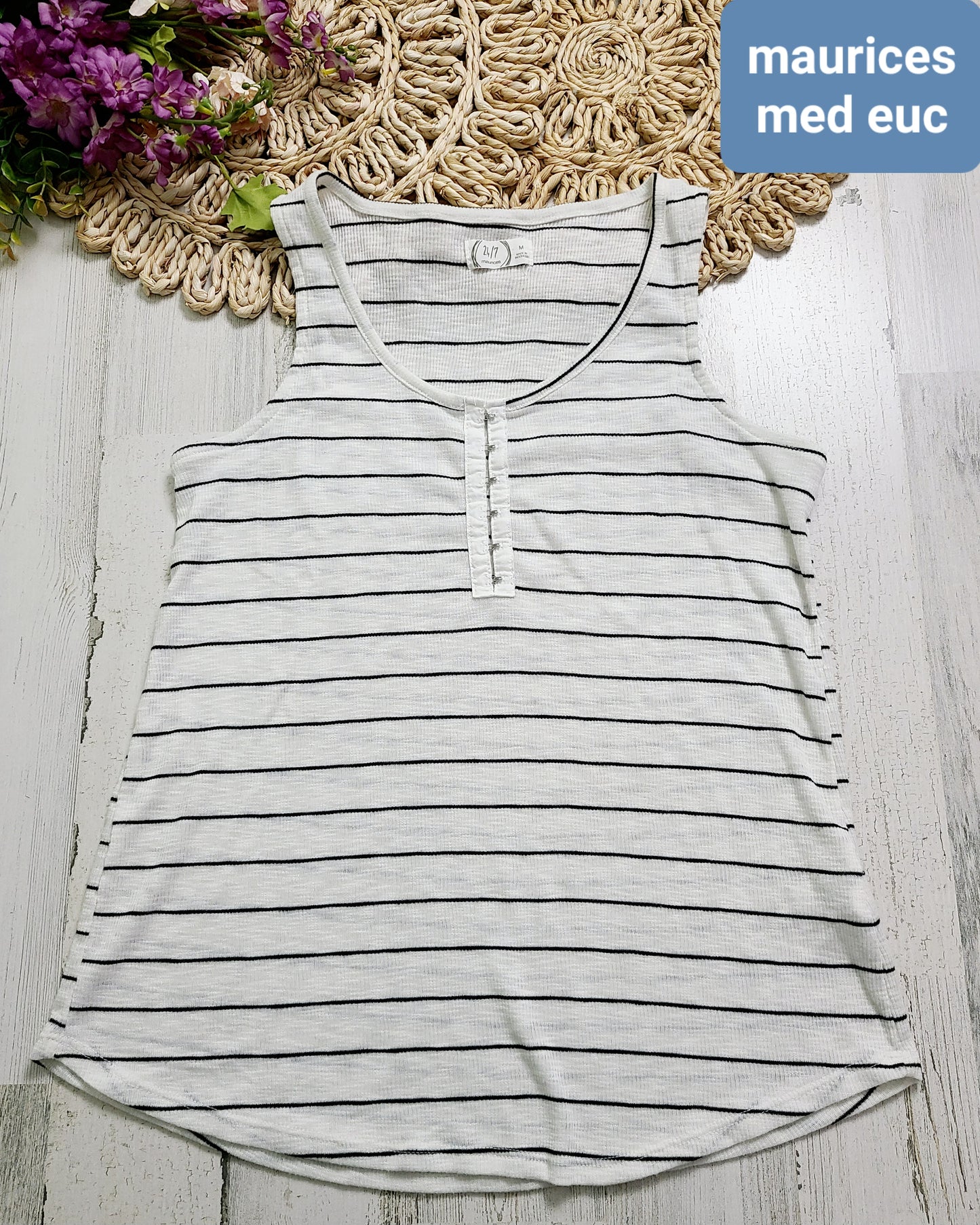 maurice striped henly tank