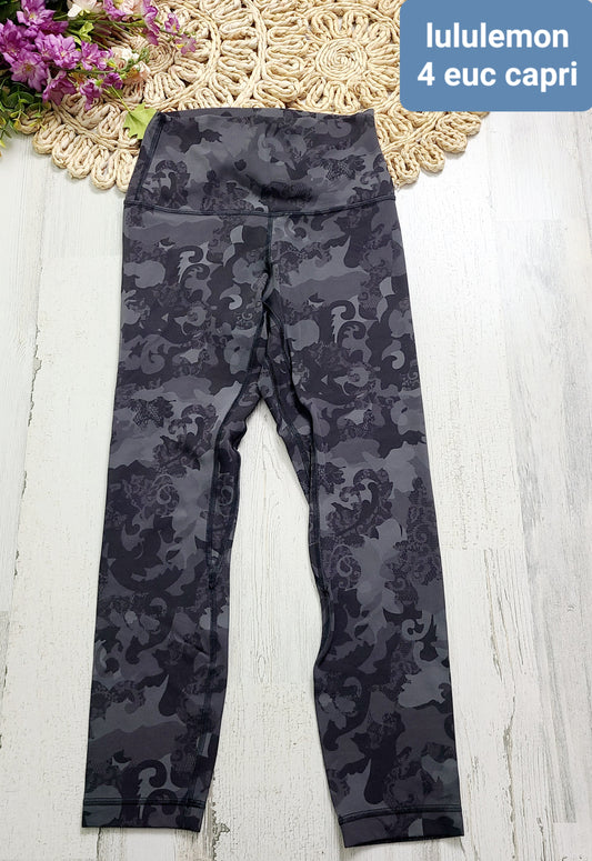 lululemon gray pattern leggings