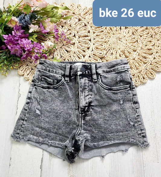 bke gray jean shorts