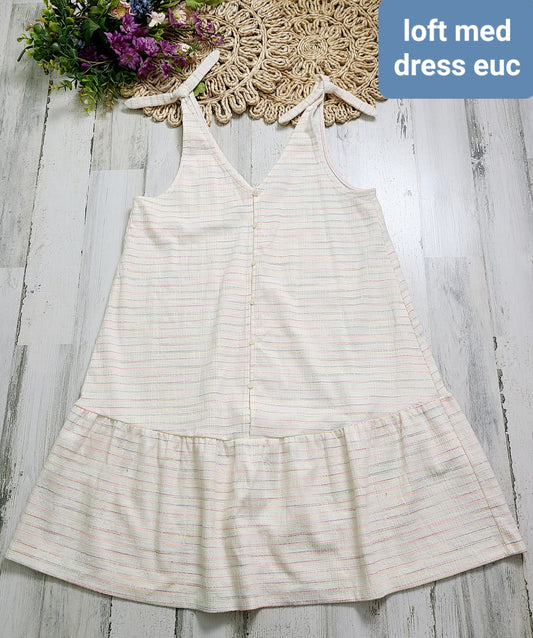 loft light stripes dress