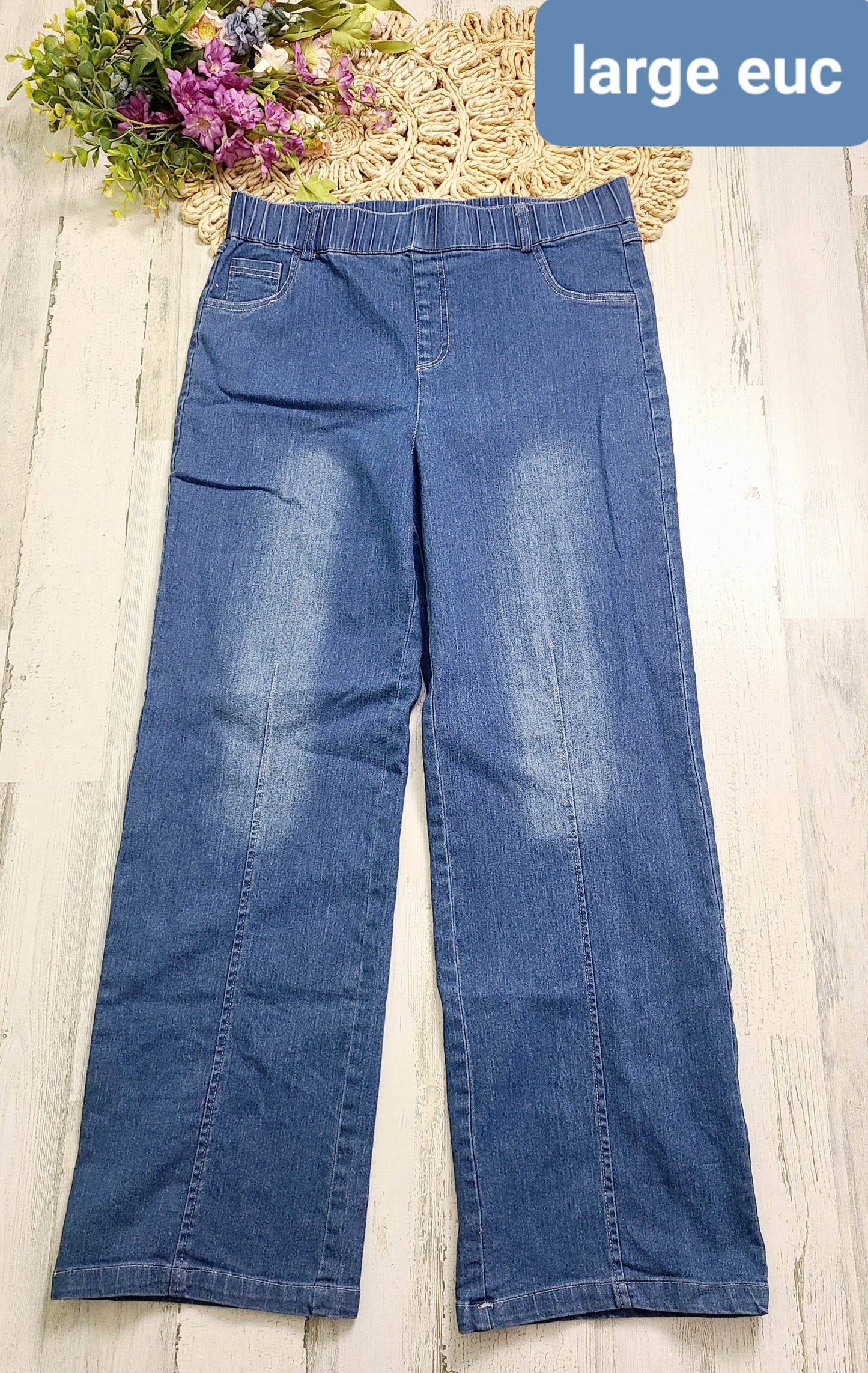 large elastic waist pants no brand
