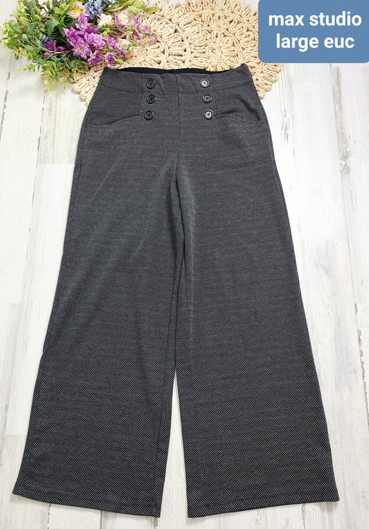 max studio button dress pants