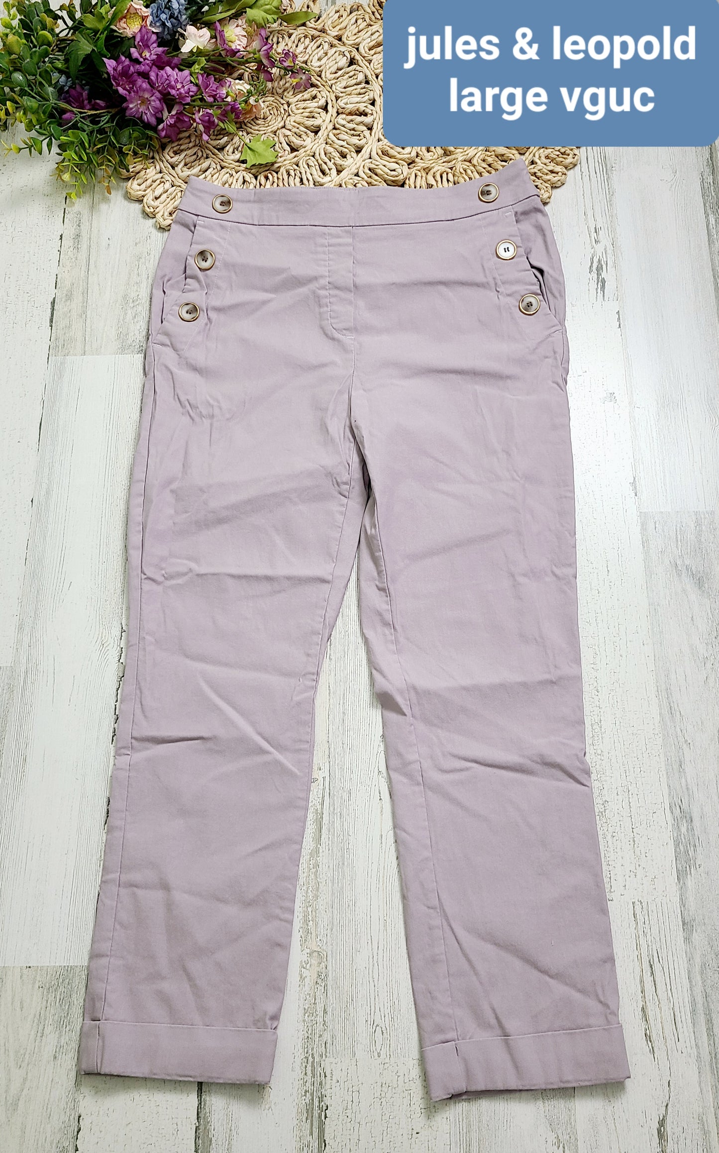 jules & leopold lavender pants
