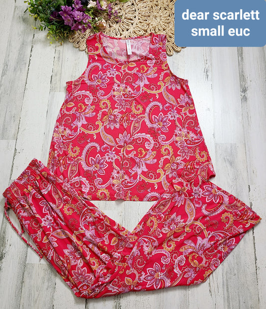 dear scarlett pj set