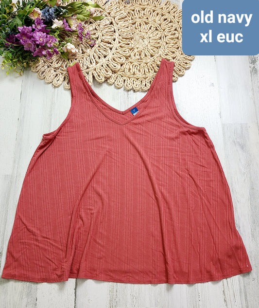 old navy teracotta xl tank