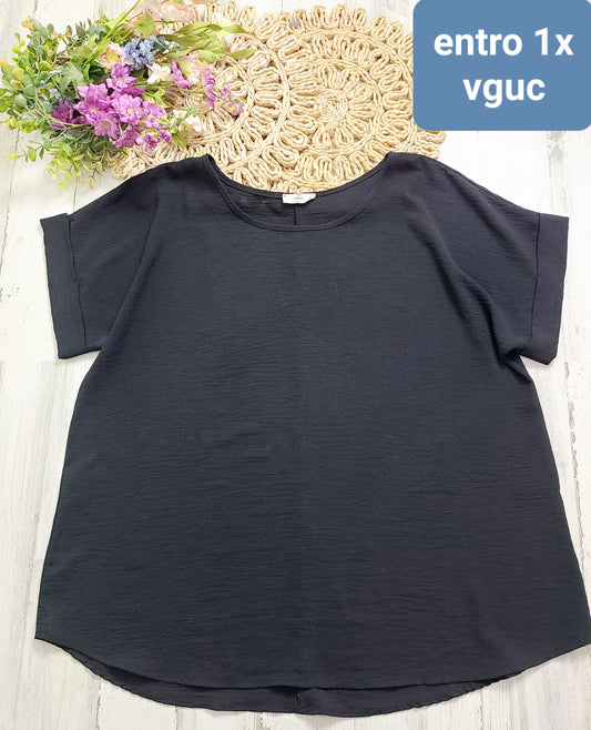 entro black short sleeve 1xl