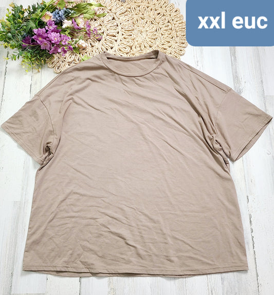 tan short sleeve basic tee