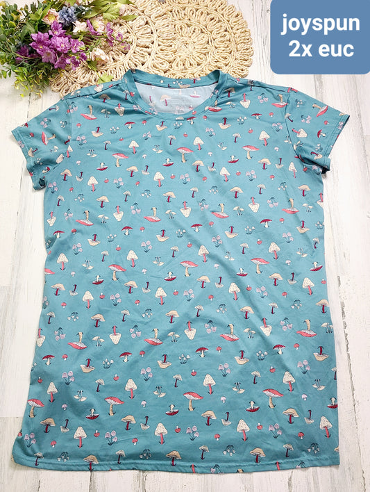 joyspun mushroom pj top