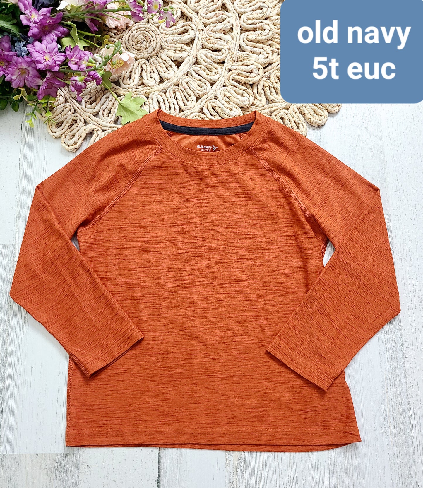 orange long sleeve old navy