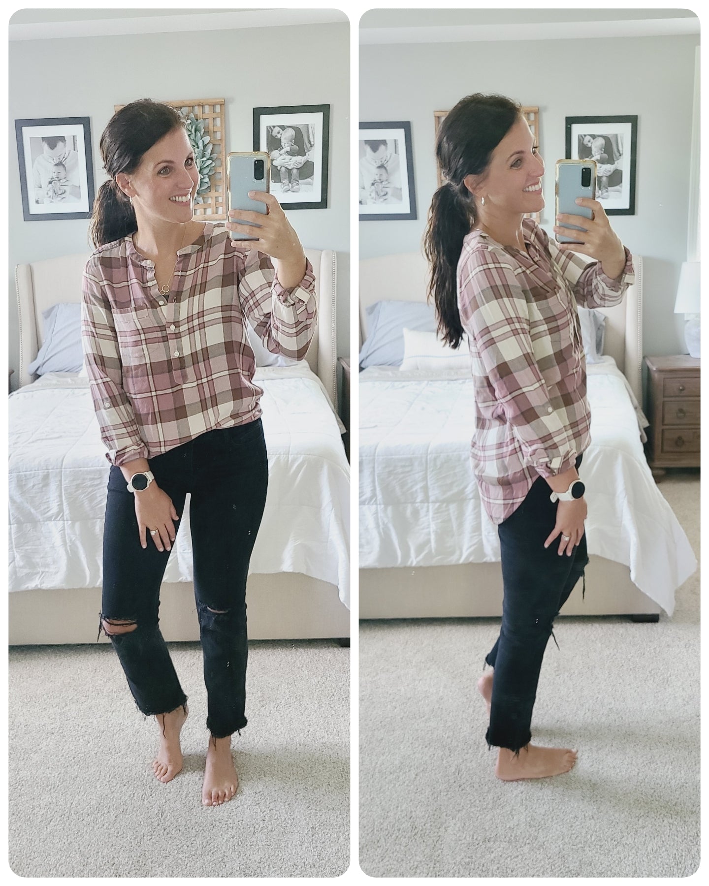 lucky brand plaid