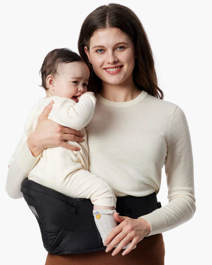 new mom cozy hip seat carrier and bag
