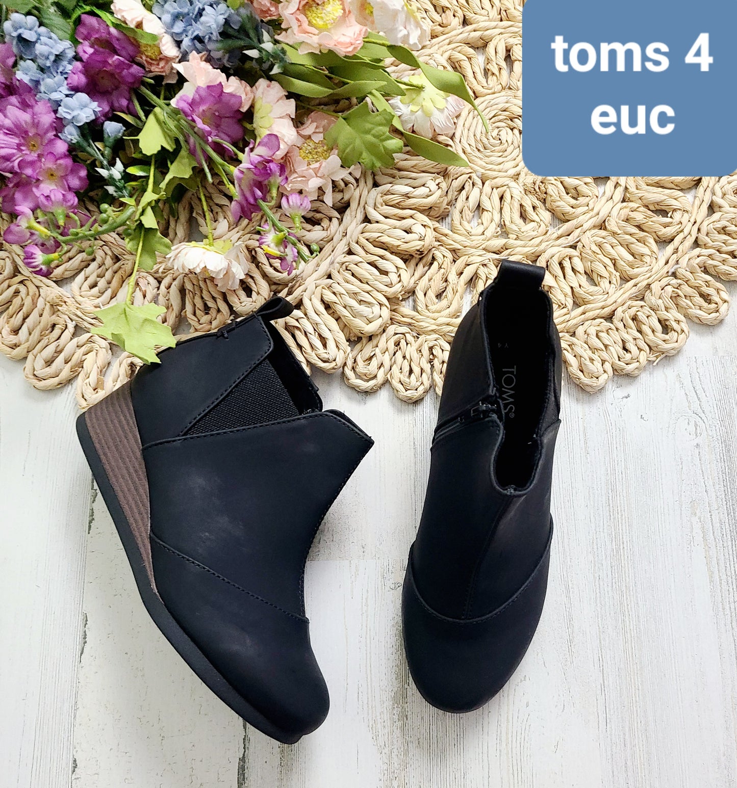 black low wedge toms 4k