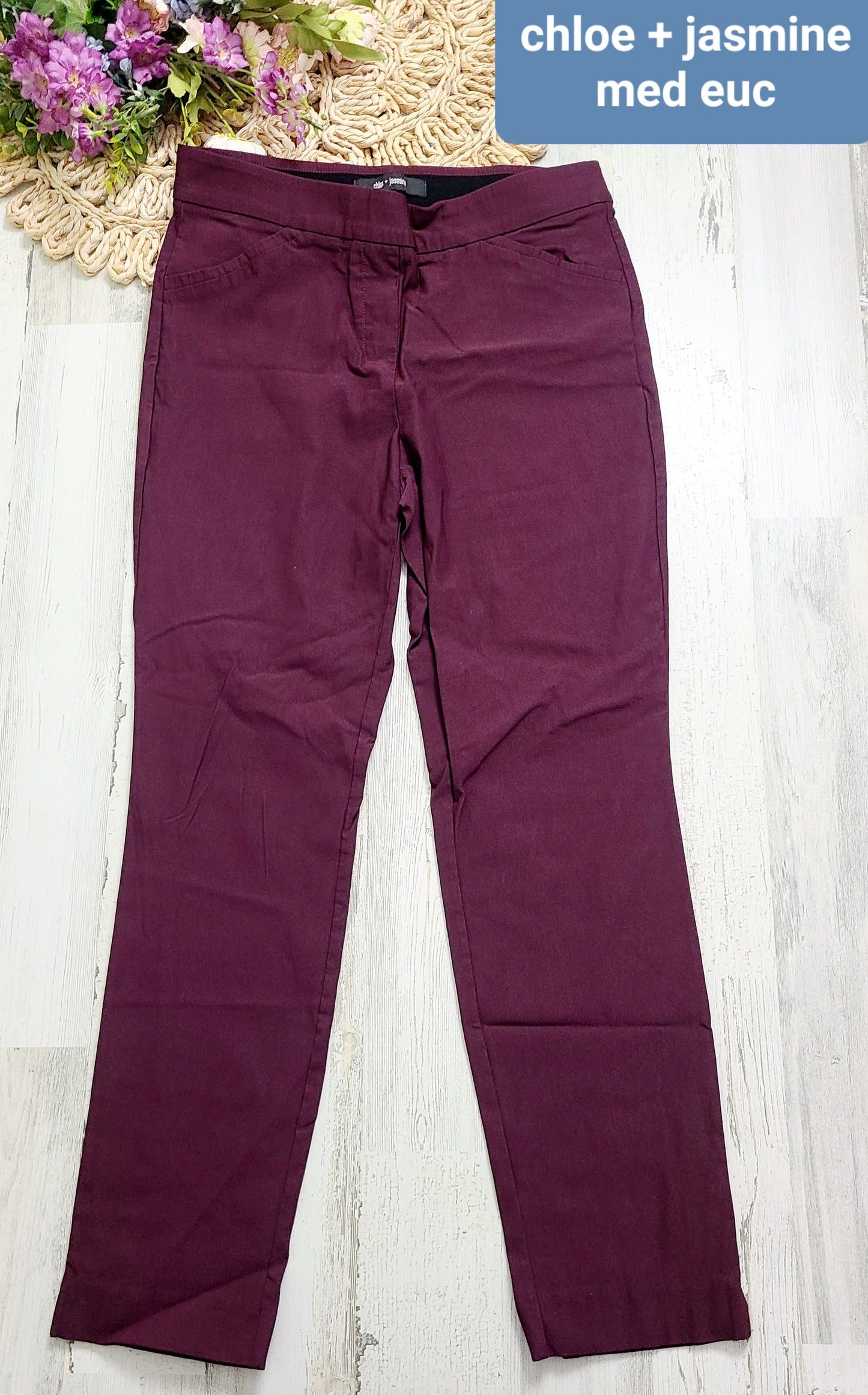 chloe+jasmine burgundy