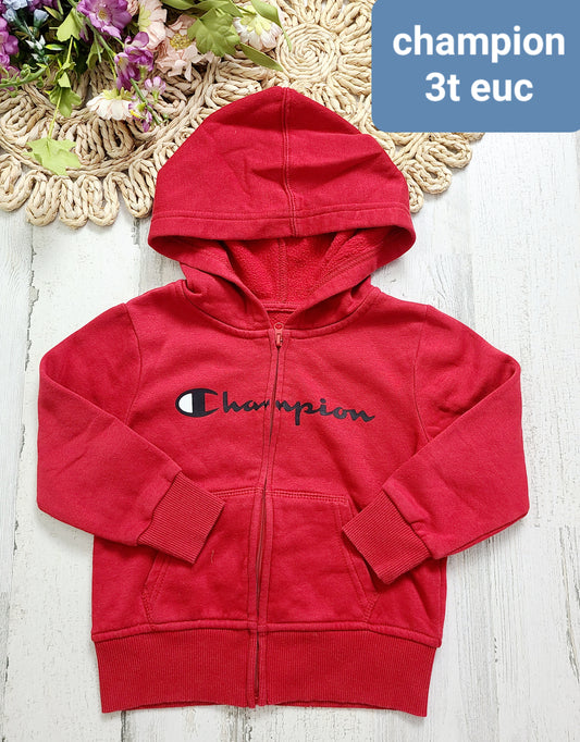 champion red hoodie boys