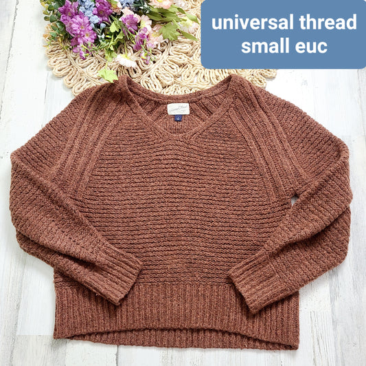 universal thread brown sweater small