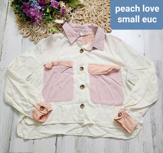 peach love colorful pockets
