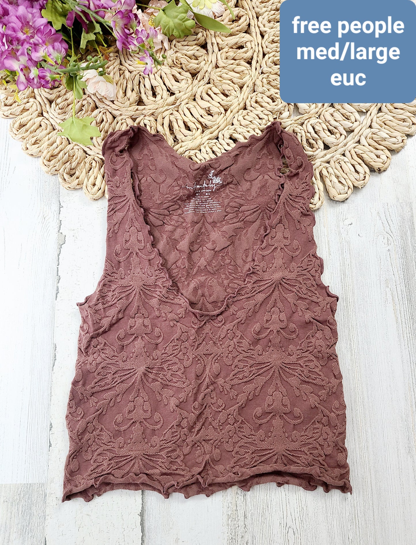 free people brown lace