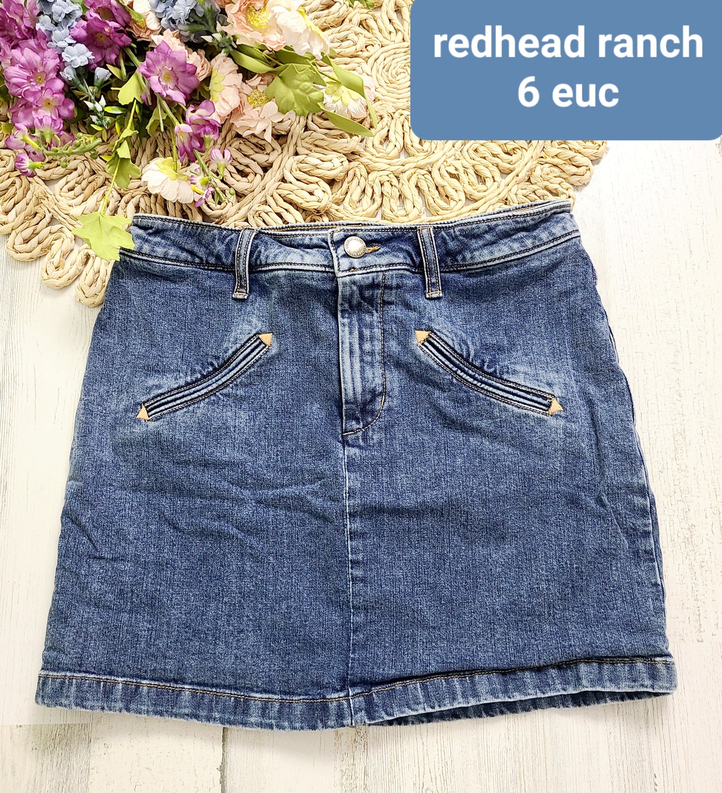 redhead ranch skirt jean