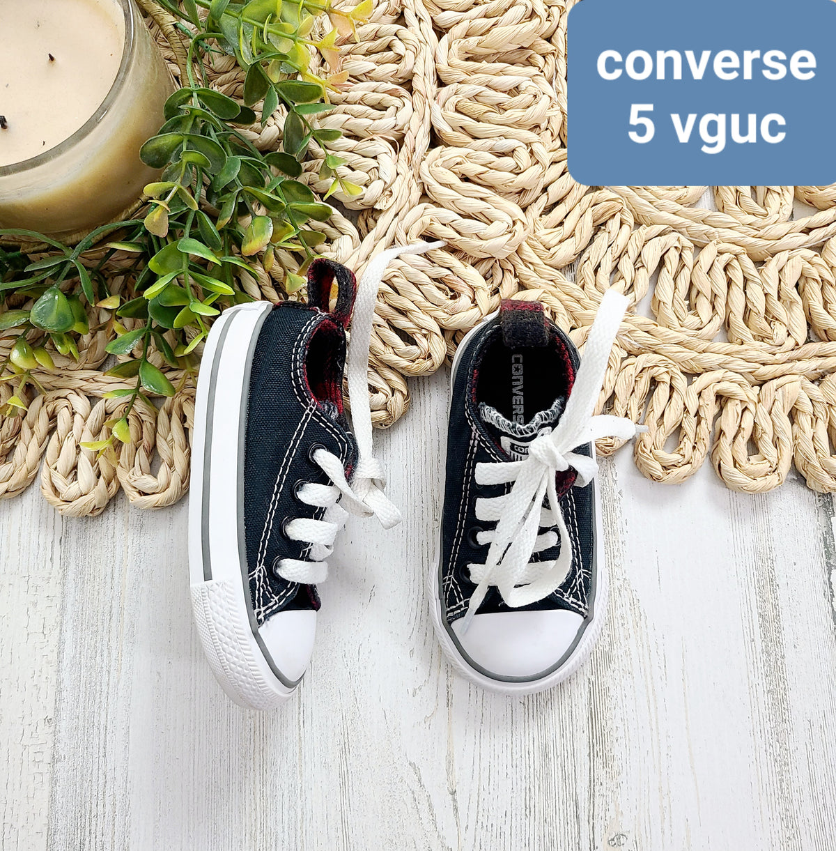 converse 5c shoes black