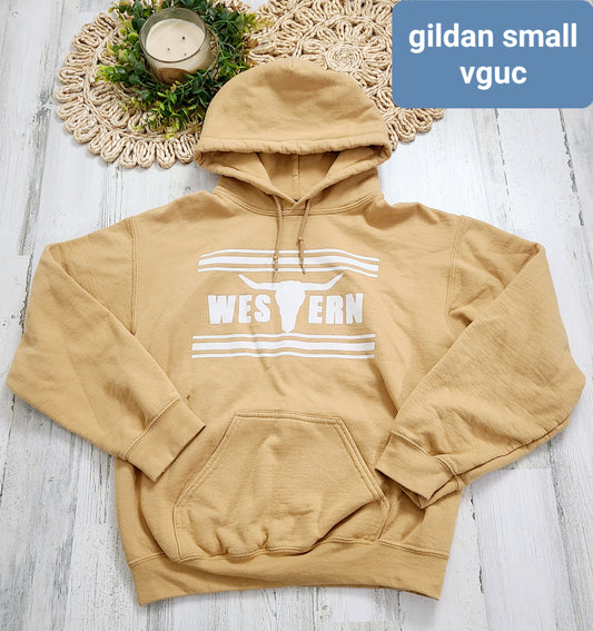 western mustard hoodie