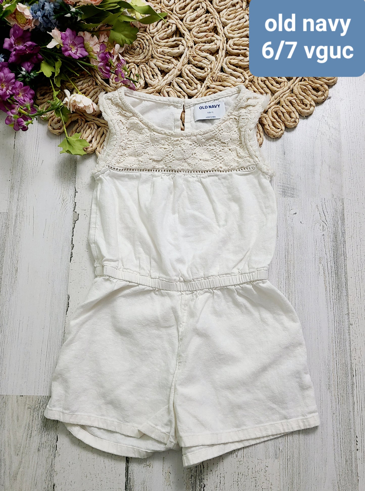 white romper old navy