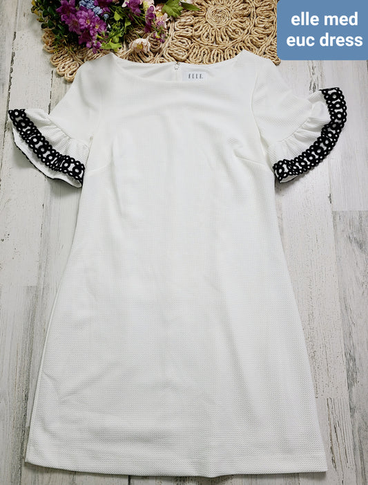 off shoulder white elle dress