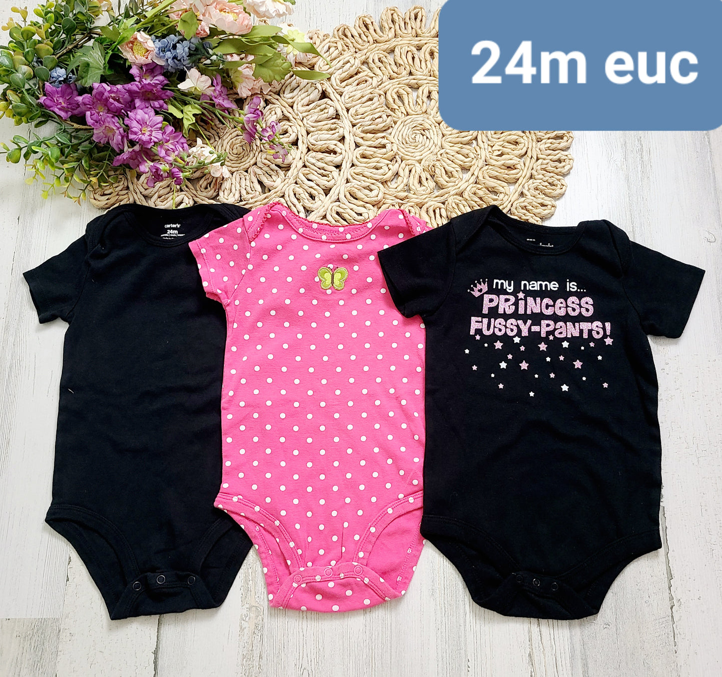 princess fussy pants onesies