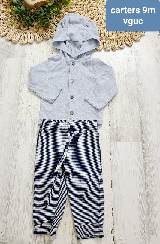 light blue and stripes carters