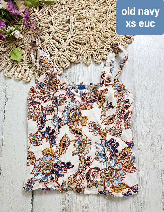 smocked back old navy tank