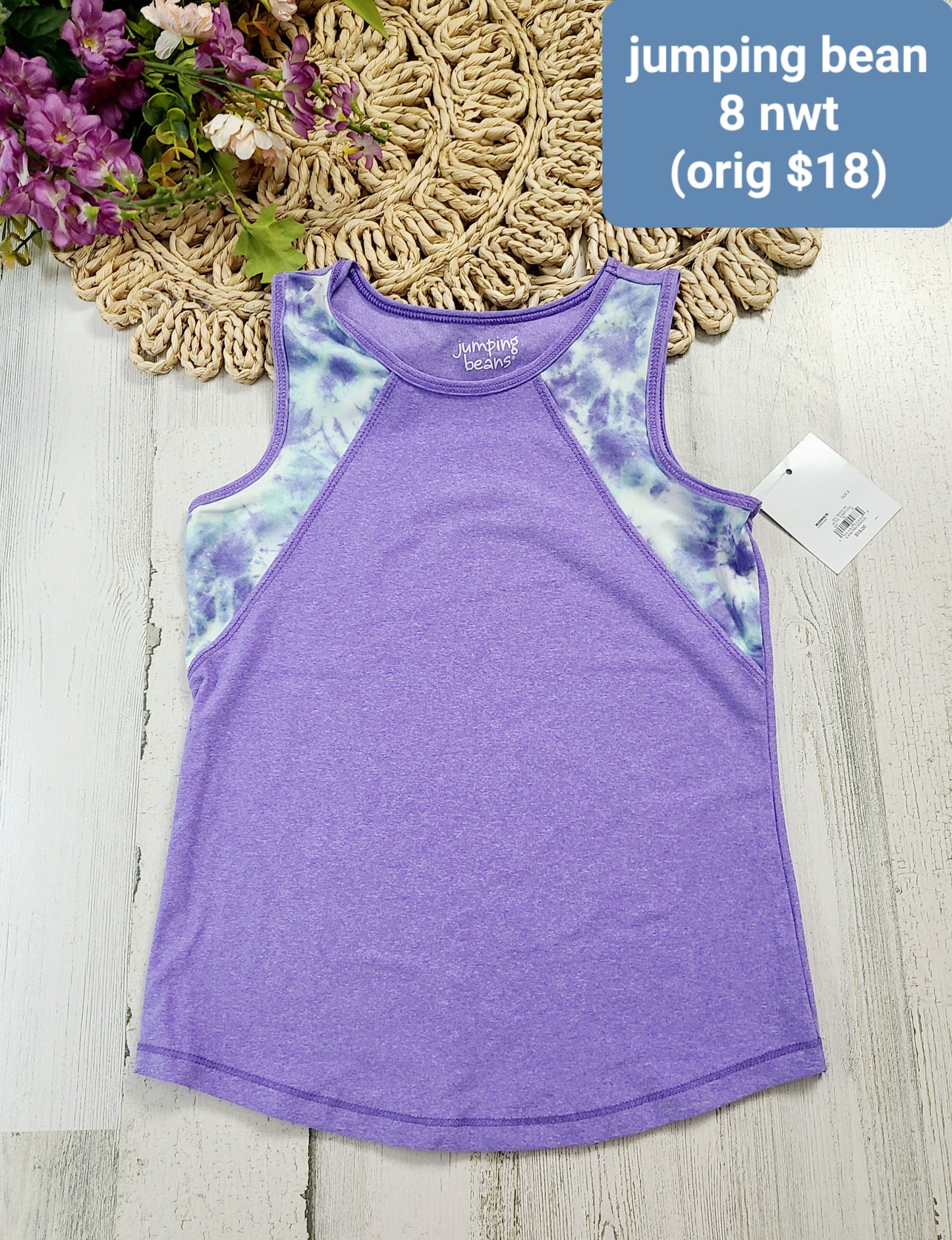 jumping bean new purple tank