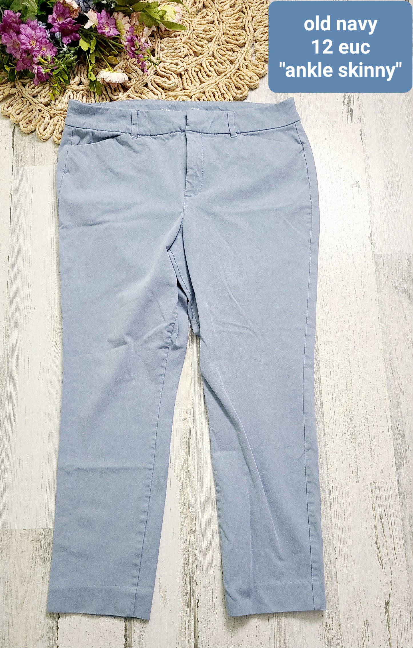 ankle skinny light blue old navy