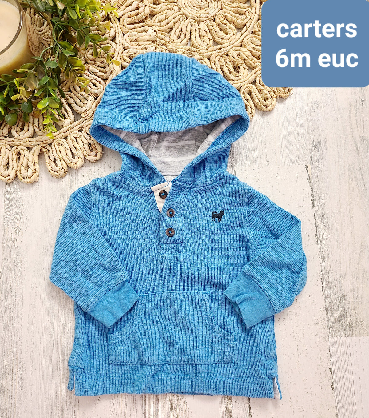 blue henley hood 6m