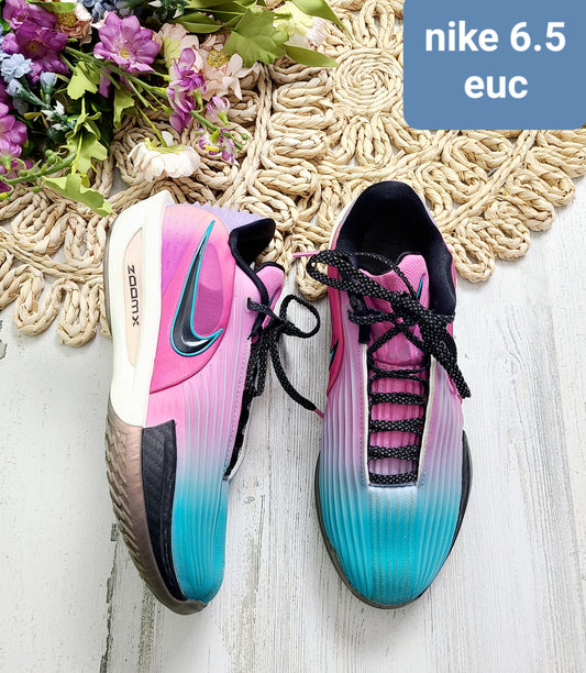 pink aqua nike shoes