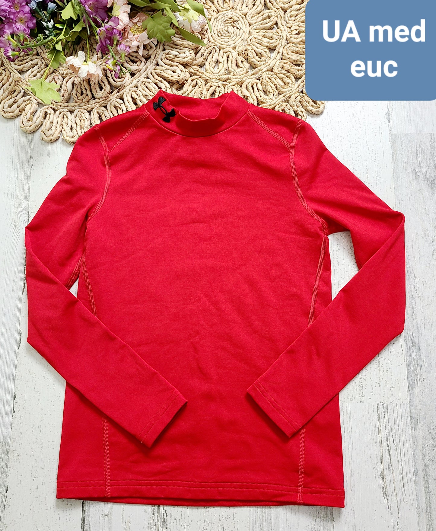 red ua long sleeve girls
