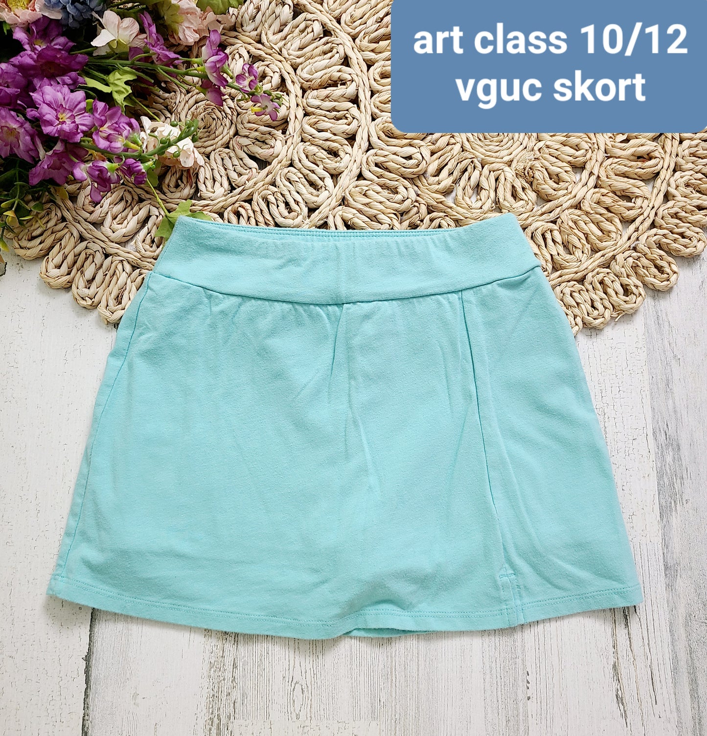 art class aqua skort