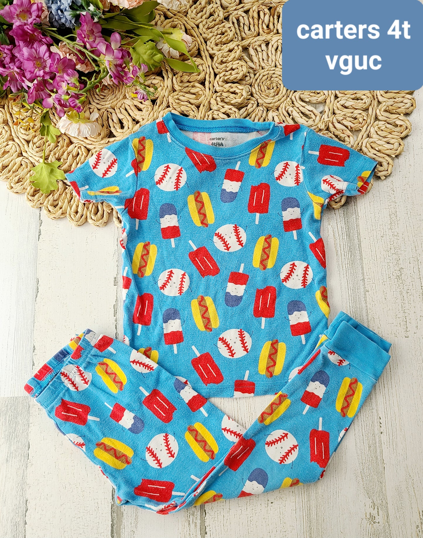 carters popsicle pj july 4