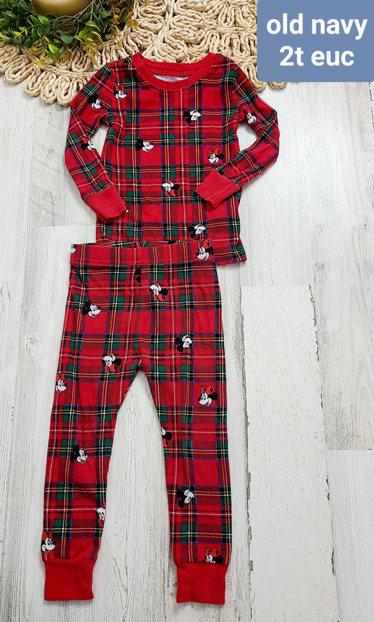 mickey and minnie pj christmas old navy