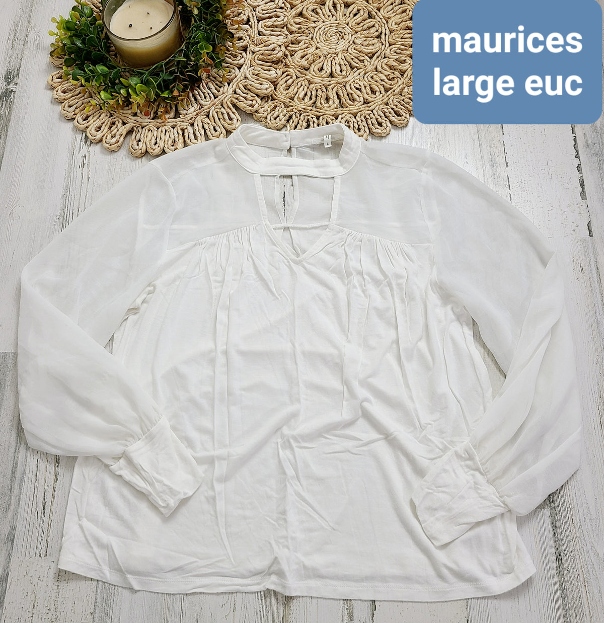 white blouse maurices