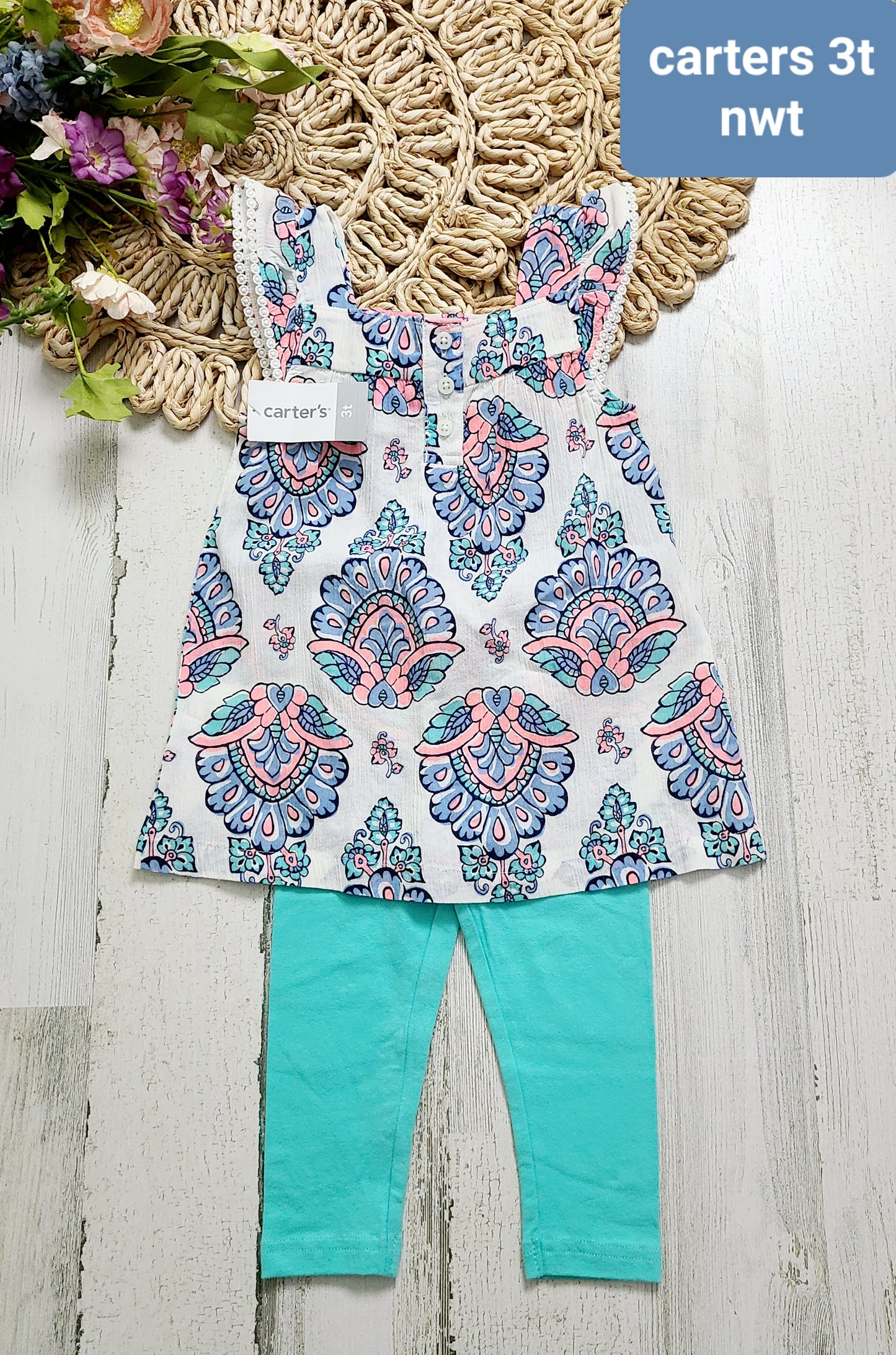 new tank aqua pants carters