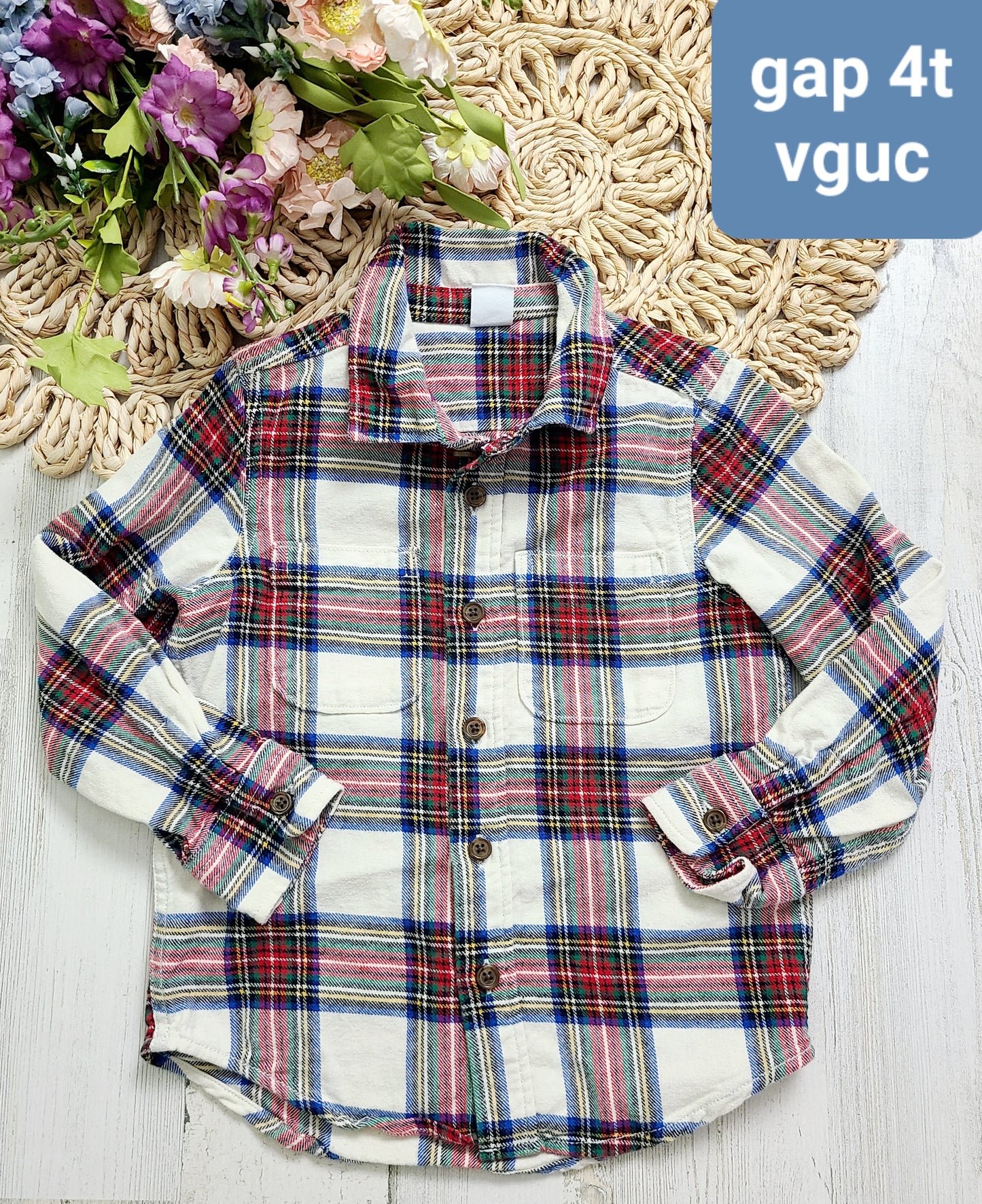 gap boys flannel
