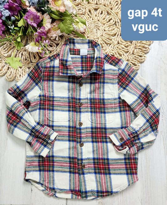 gap boys flannel