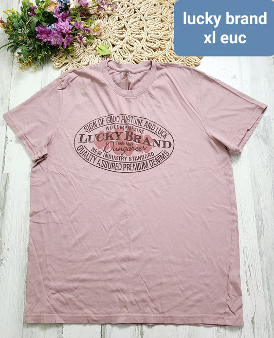 lucky brand pink tee