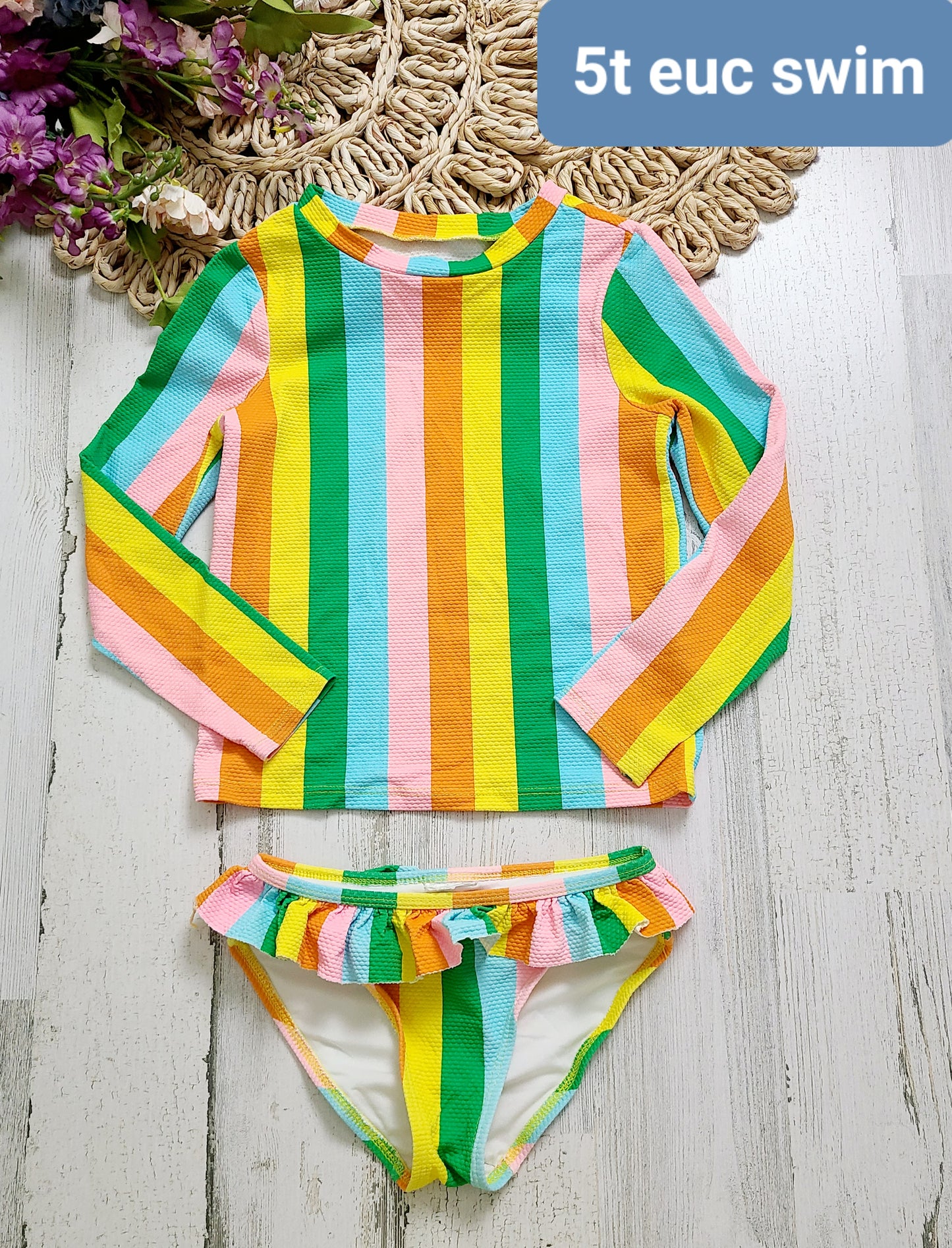 vertical stripe swim 5t