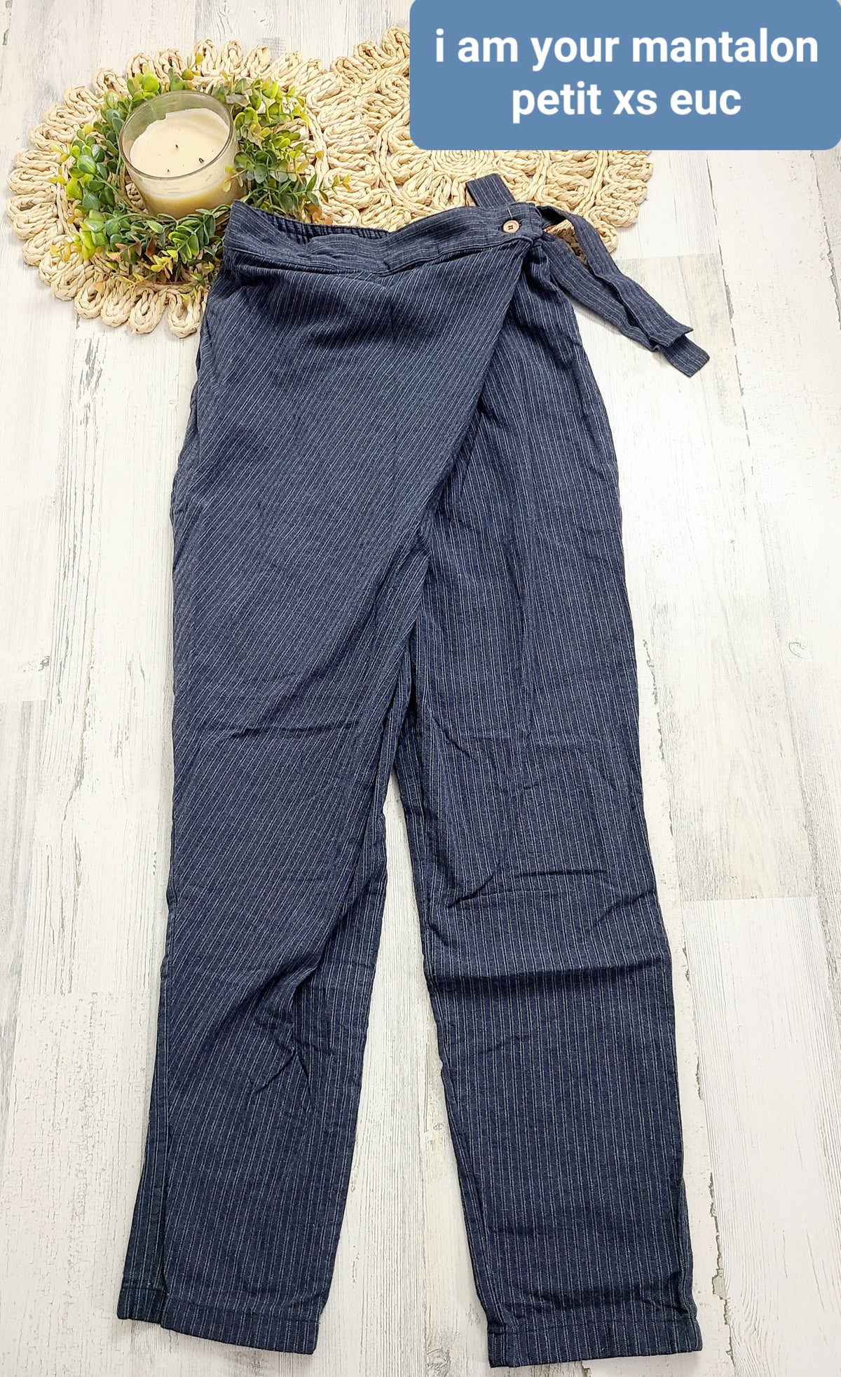 I am your mantalon striped pants petite