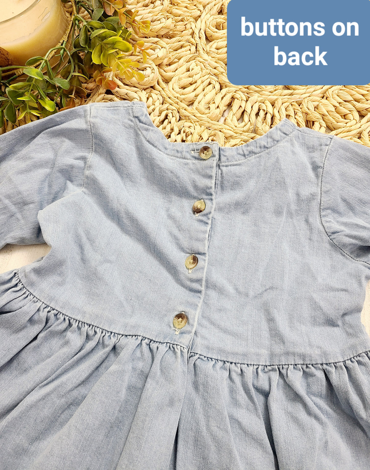 jean ruffle sleeve top ruffle butts