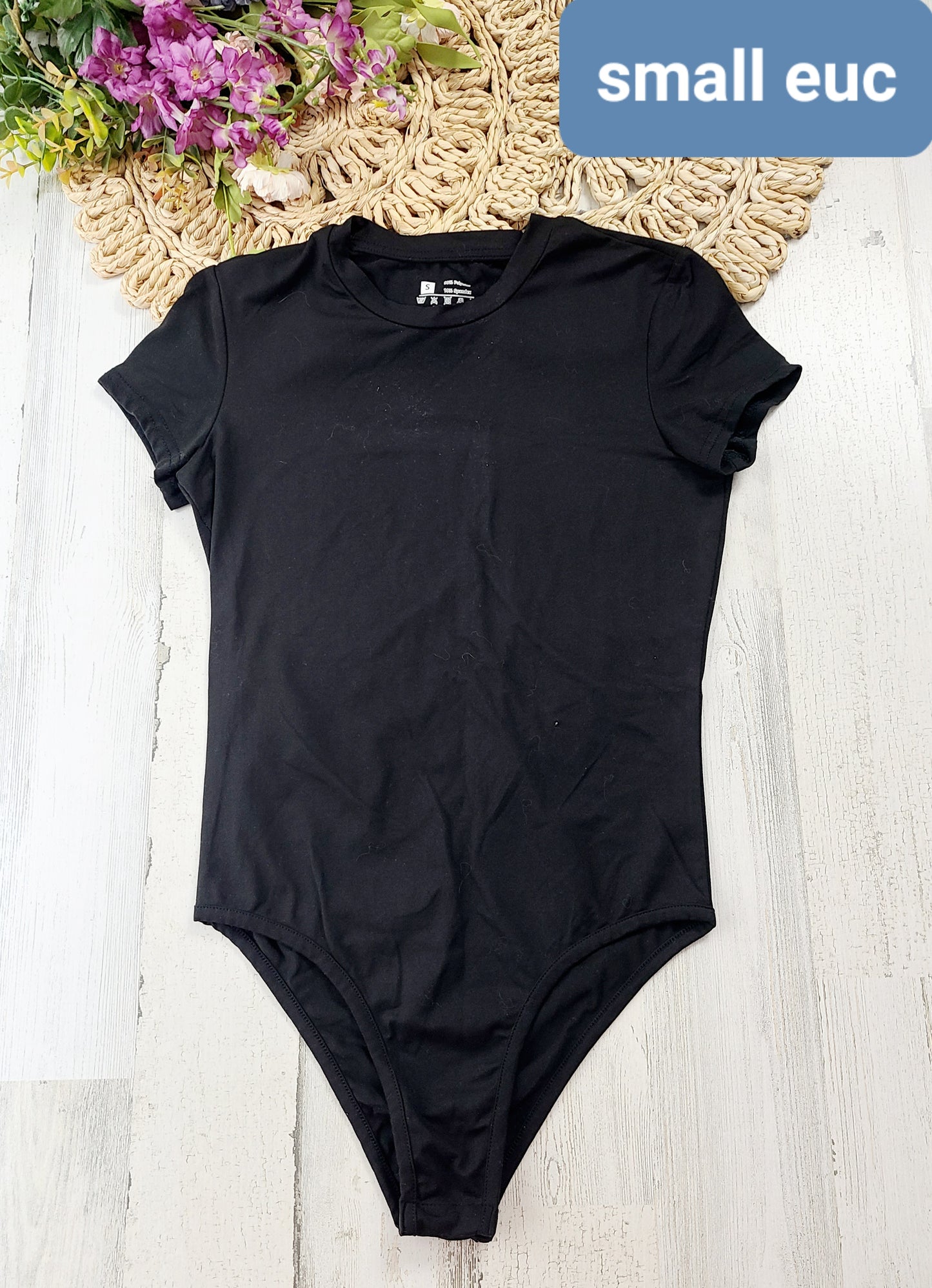 no brand black bodysuit small