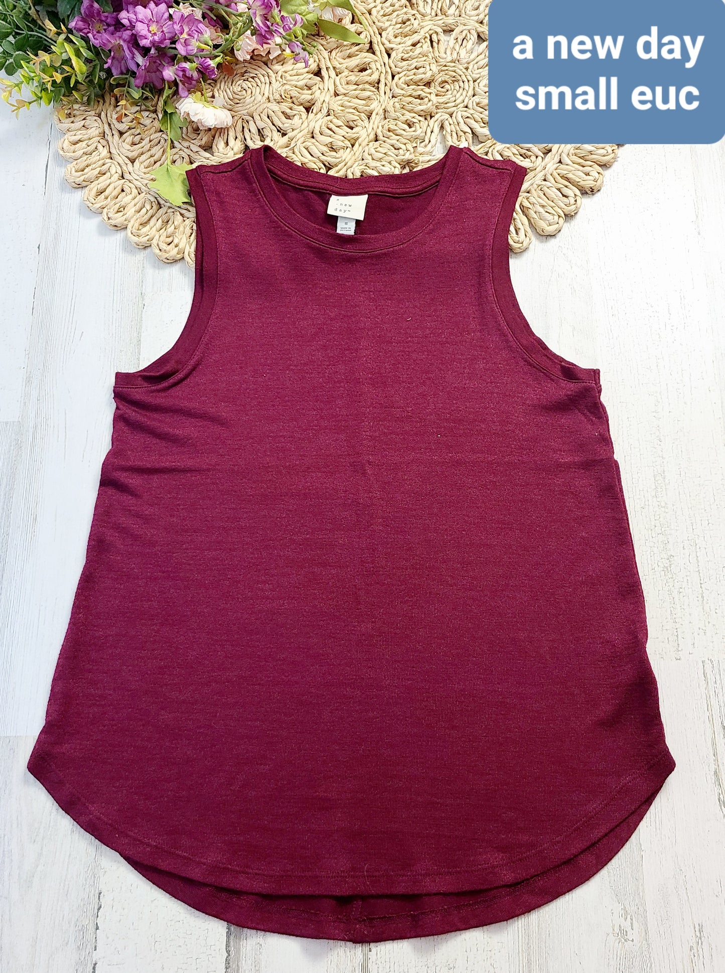 a new day small tank top