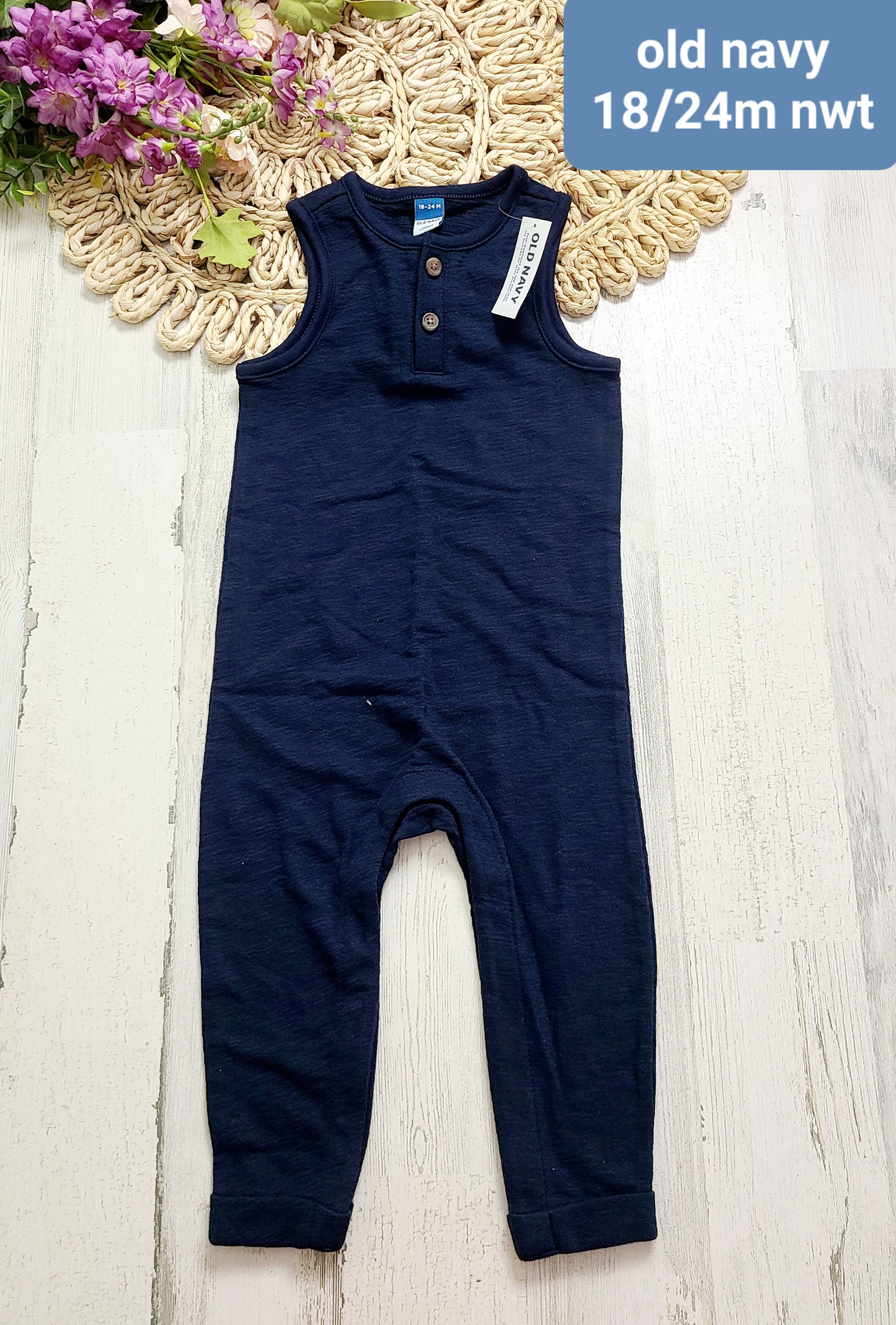 new navy henley jumpsuit old navy