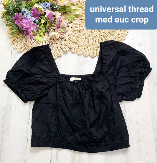 puff shoulders peasant top universal thread